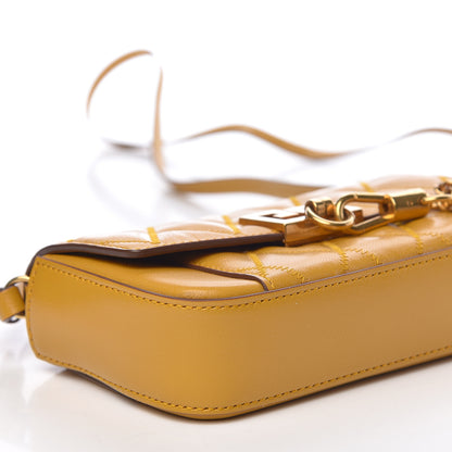 Givenchy Goatskin Quilted GV3 Mini Pocket Convertible Bag Golden 8 of 10