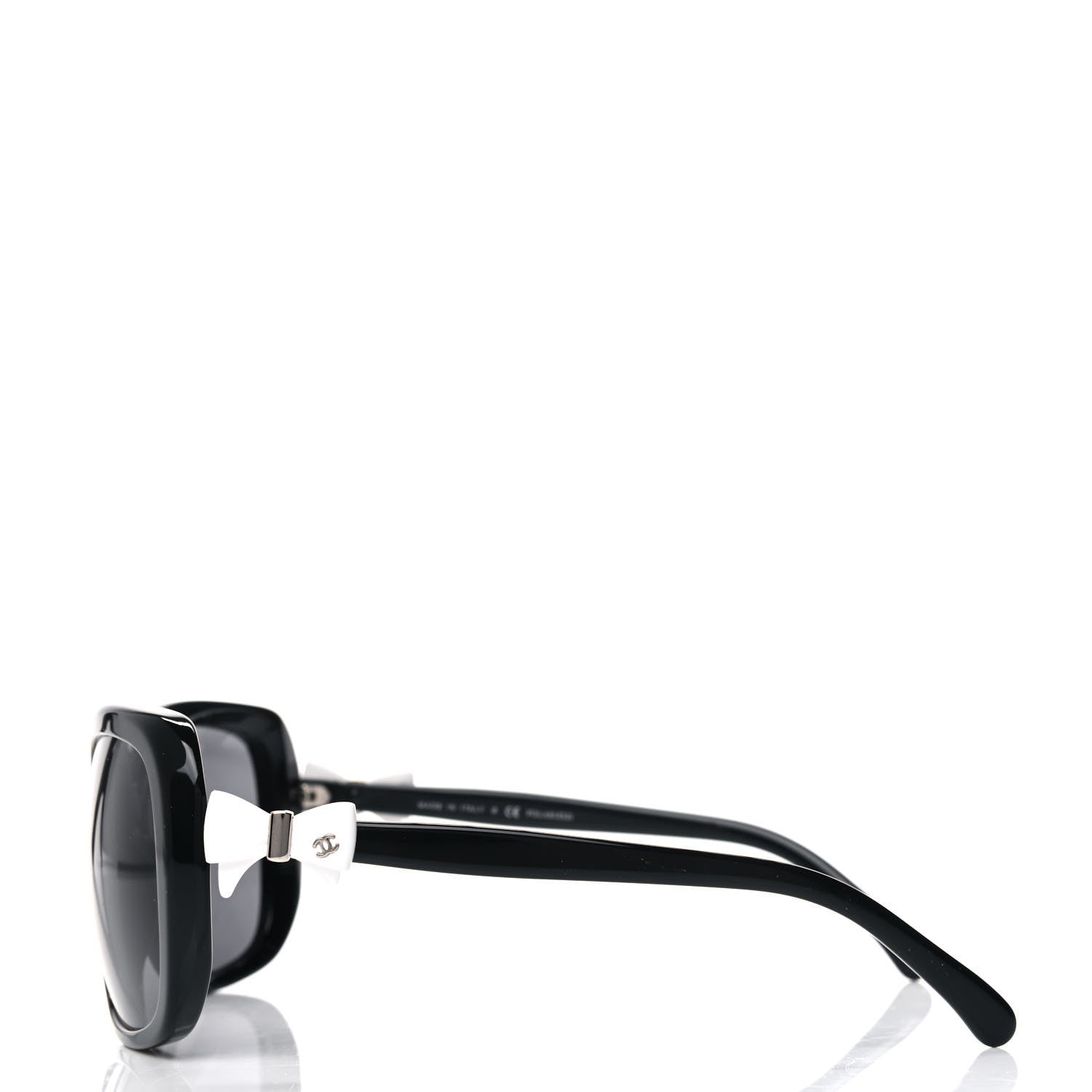 Chanel Acetate CC Bow Sunglasses 5171 Black White 3 of 4