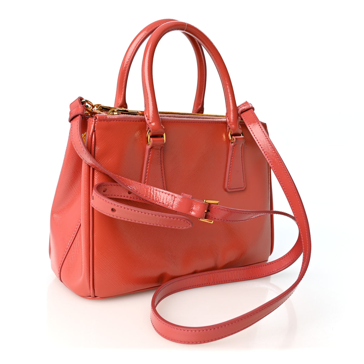 Saffiano Vernice Mini Galleria Double Zip Tote Tamaris