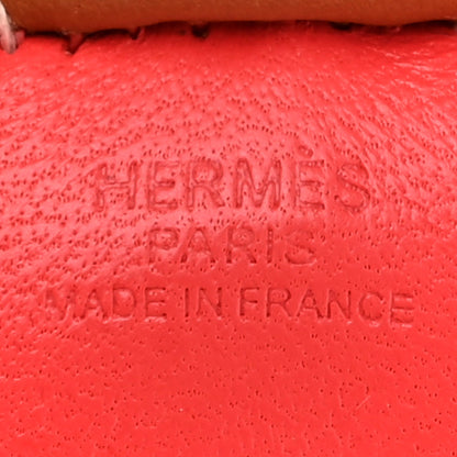 Hermes Milo Lambskin Grigri Rodeo Horse Bag Charm PM Rose Texas Bleu Zanzibar Gold 3 of 4