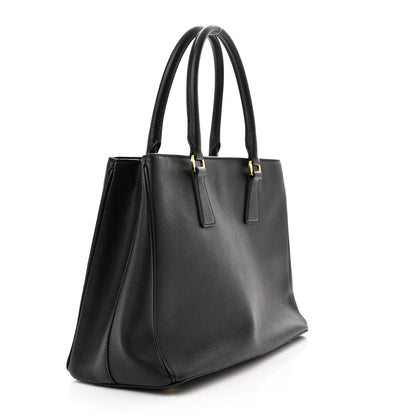 Prada Saffiano Lux Medium Tote Black 2 of 11