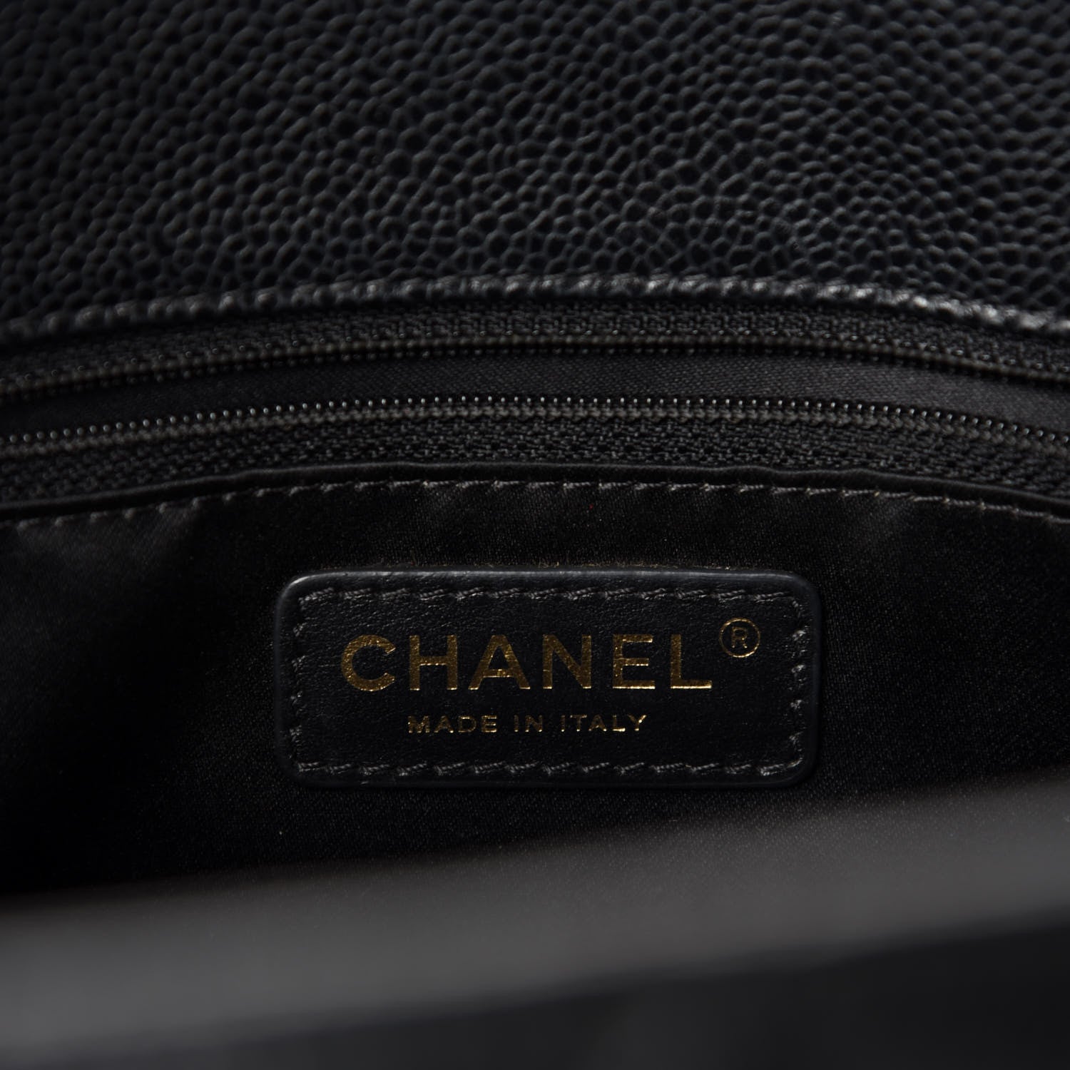 Chanel Caviar Quilted Grand Shopping Tote GST Black 10 of 12