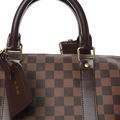 Louis Vuitton Damier Ebene Keepall Bandouliere 55 11 of 11