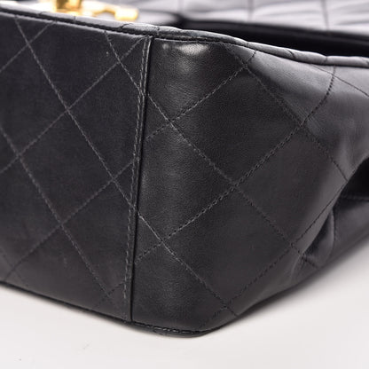 Chanel Lambskin Quilted XL Jumbo Single Flap Black 8 of 18