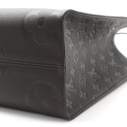 Louis Vuitton Empreinte Monogram Giant OnTheGo MM Chocolate 9 of 9
