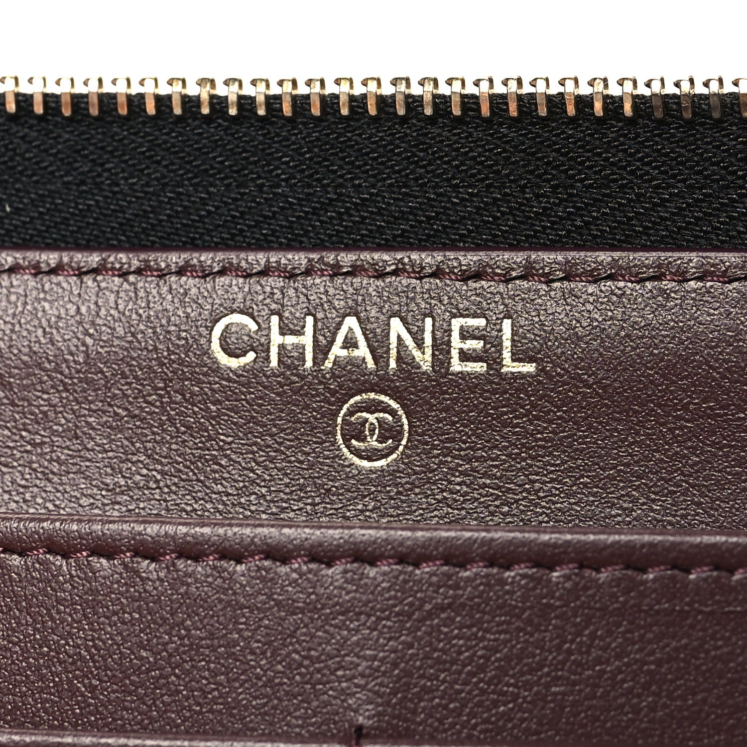 Chanel Caviar Quilted Large Gusset Zip Around Wallet Black 6 of 9