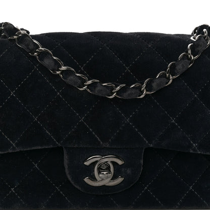 Chanel Velvet Quilted Mini Rectangular Flap So Black 8 of 11