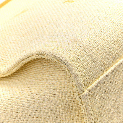 Chanel Woven Straw Raffia Medium Deauville Tote Yellow 13 of 17