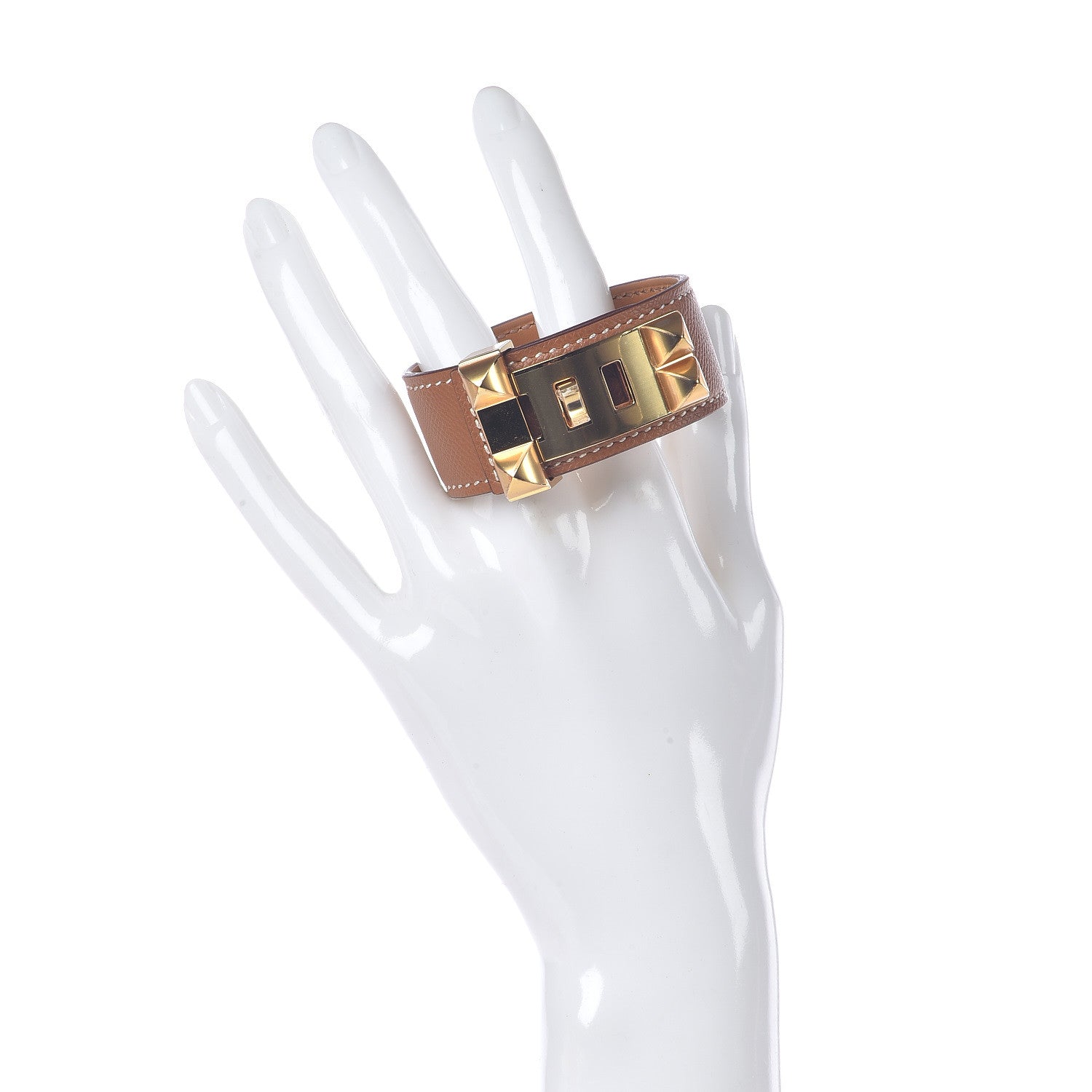 Hermes Epsom Collier de Chien 24 Bracelet T2 Gold 2 of 7