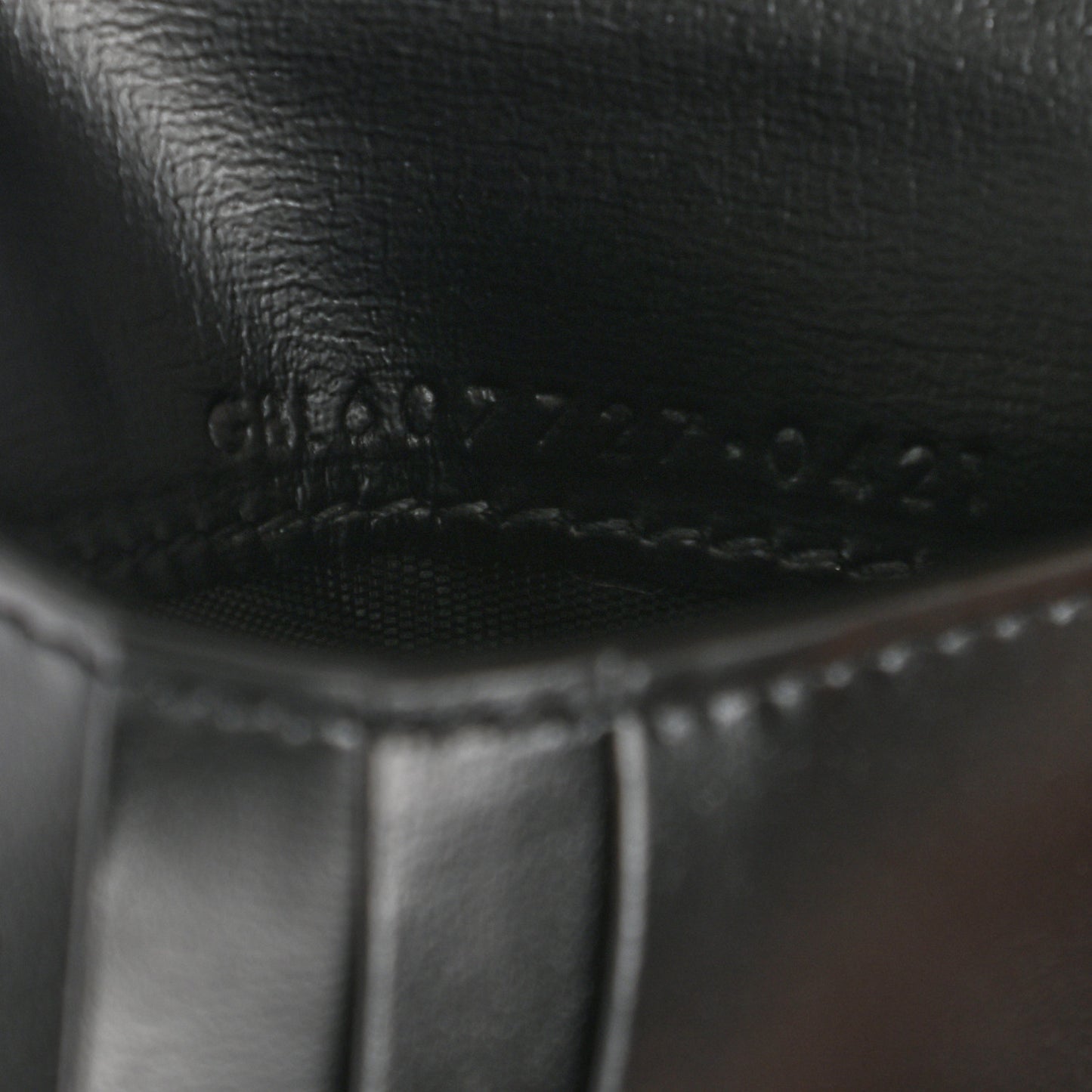 Matte Calfskin Tiny Cassandre East West Wallet Black