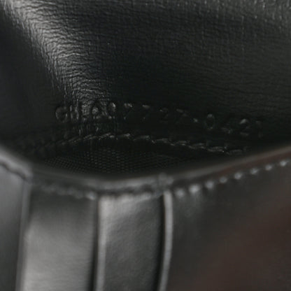 Saint Laurent Matte Calfskin Tiny Cassandre East West Wallet Black 7 of 7