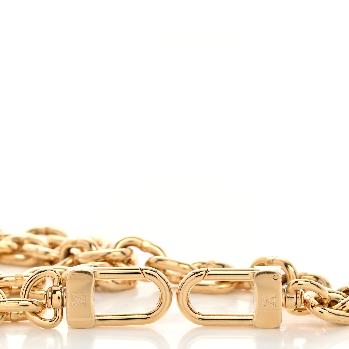 Metal Pochette Accessories Chain Strap Gold