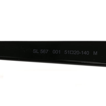 Saint Laurent Acetate Sunglasses SL 567 001 Black 7 of 8