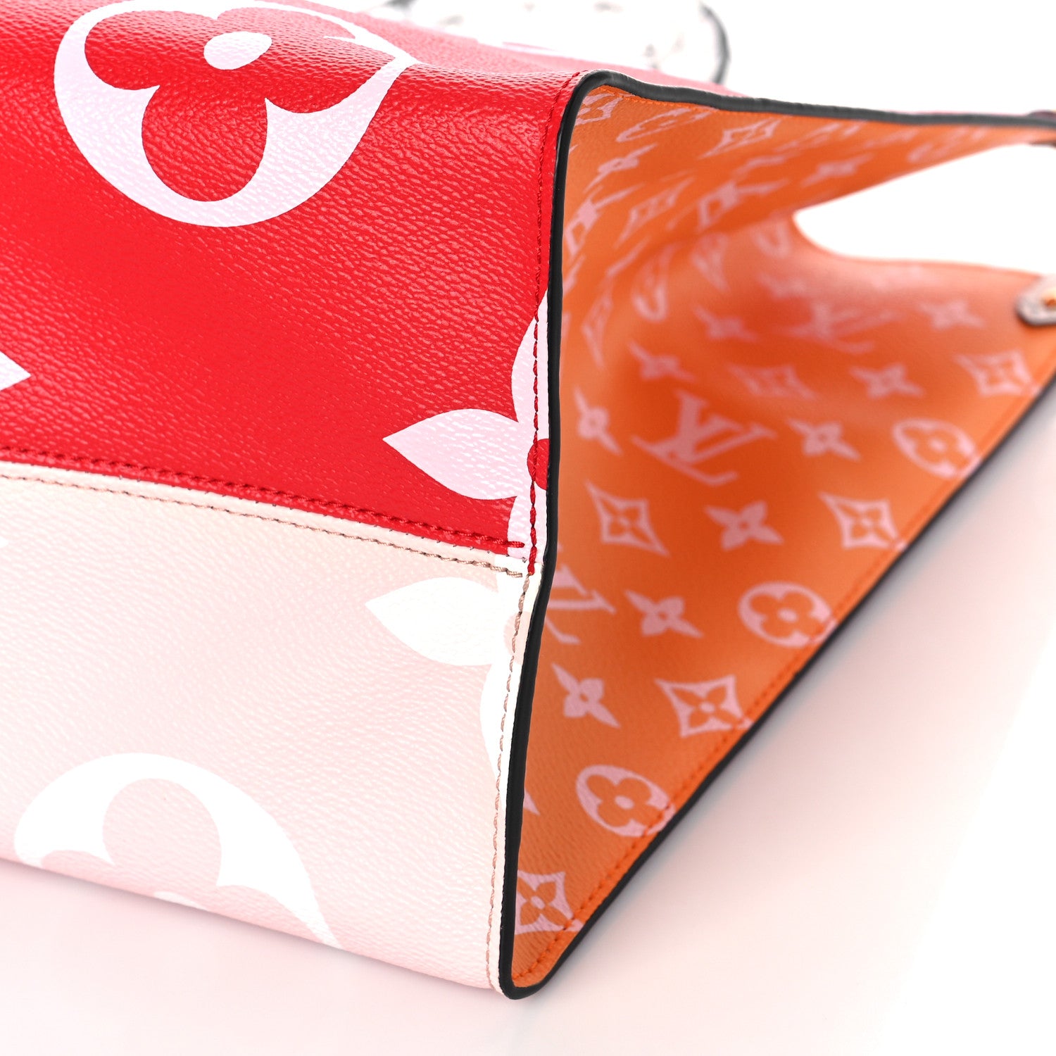 Louis Vuitton Monogram Giant Onthego GM Rouge Rose 8 of 8