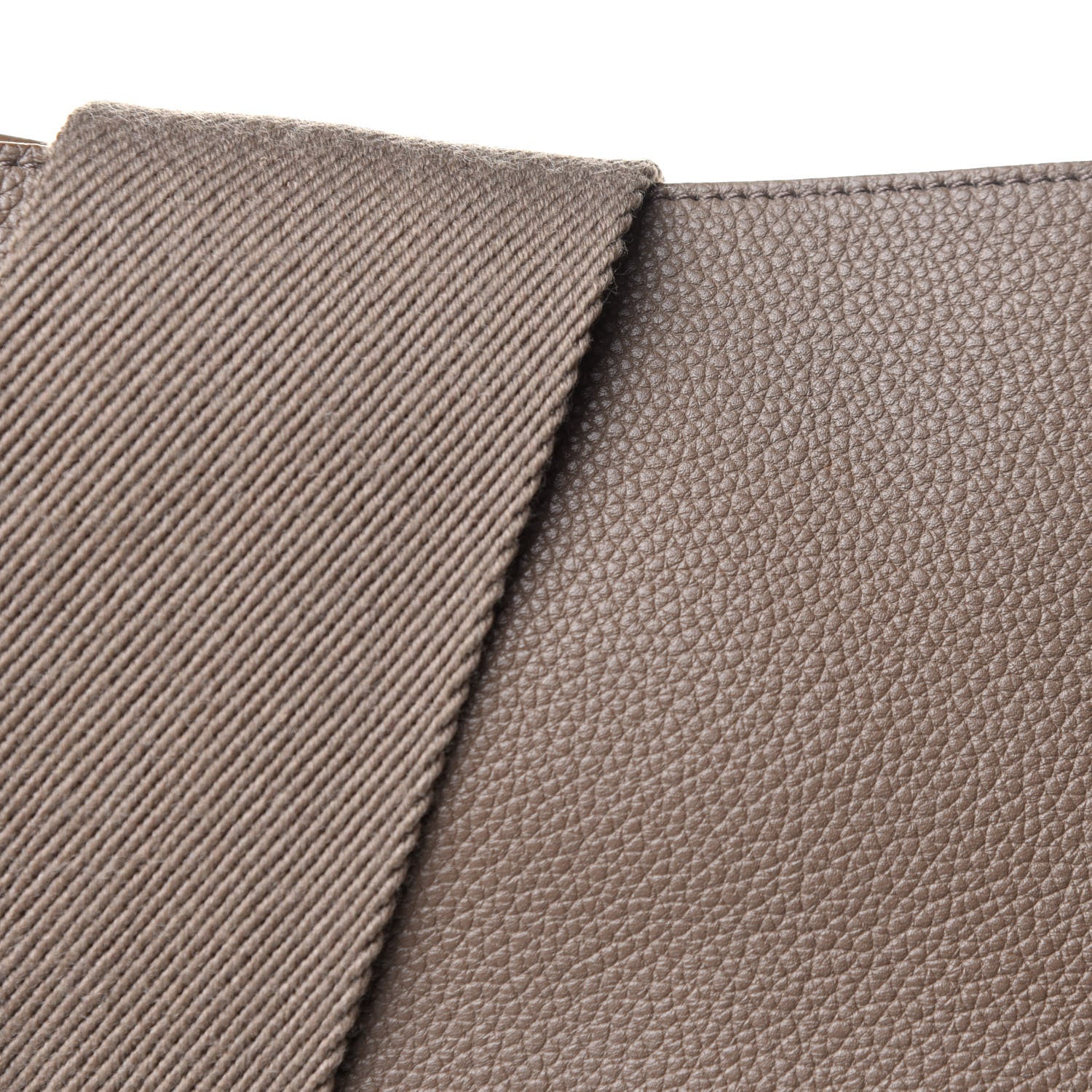 Celine Soft Grained Calfskin Sangle Bucket Bag Taupe 8 of 12