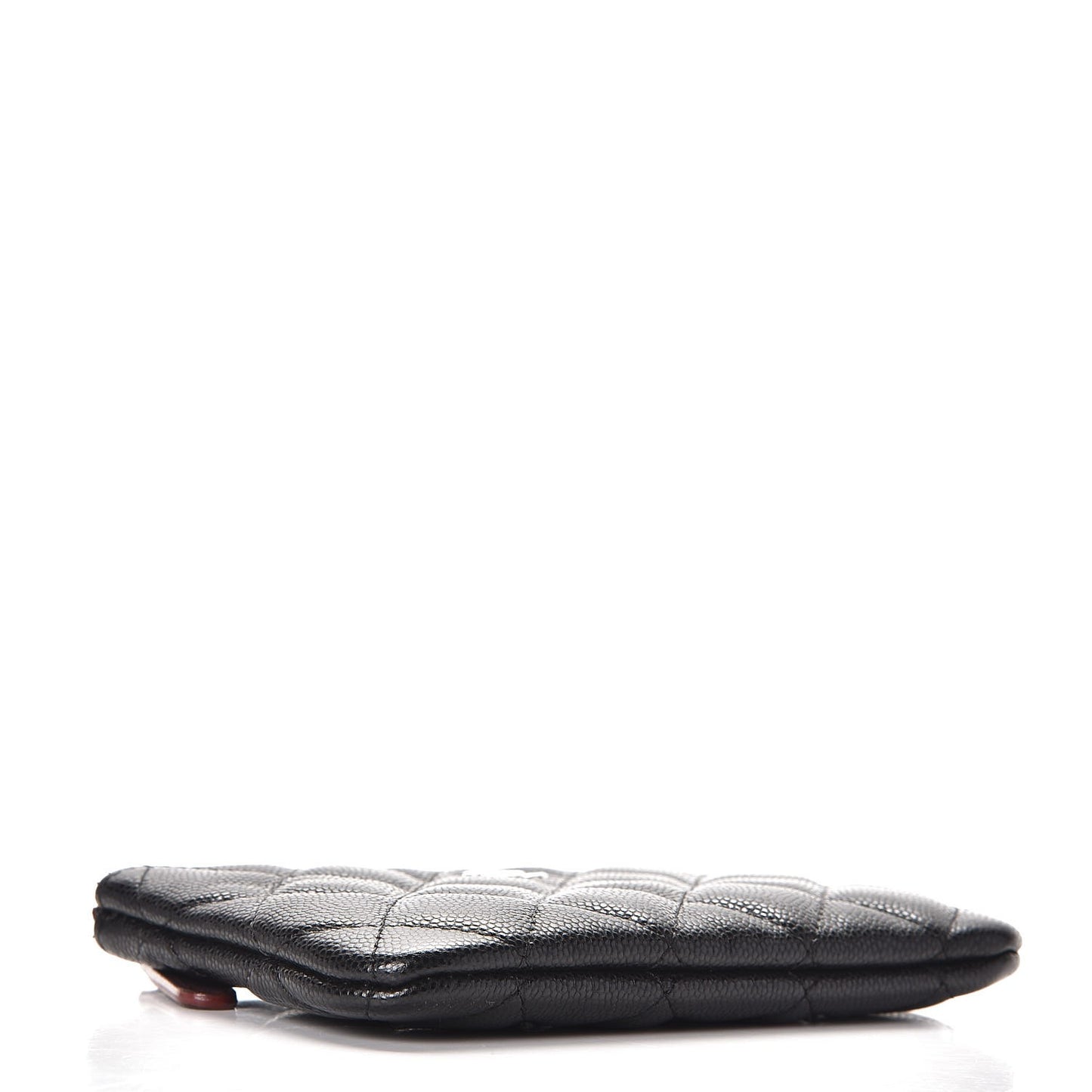 Caviar Quilted Small Cosmetic Case Black