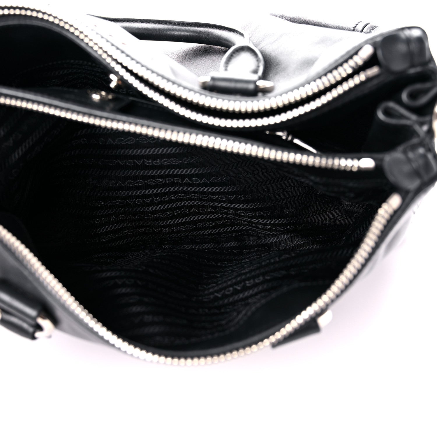 Prada Soft Calfskin Tote Black 6 of 14