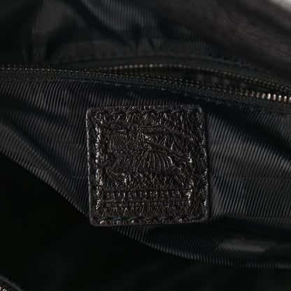 Burberry Grainy Calfskin Large Ashmore Hobo Black 7 of 12