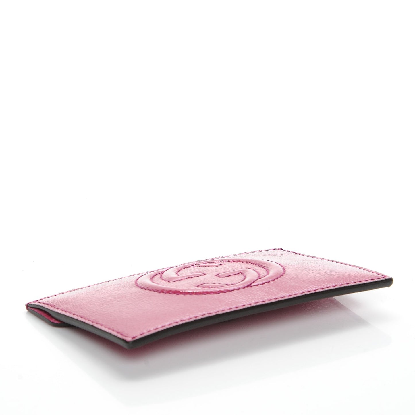 Patent Soho Envelope Card Case Bright Bougainvillea