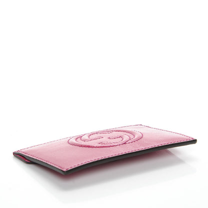 Gucci Patent Soho Envelope Card Case Bright Bougainvillea 4 of 7