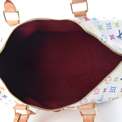 Louis Vuitton Monogram Multicolor Keepall 45 White 5 of 16