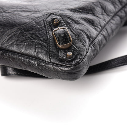 Balenciaga Agneau Classic Hardware Flat Crossbody Black 9 of 10
