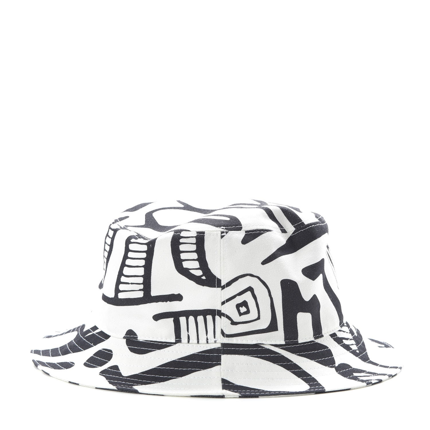 Christian Dior X SHAWN STUSSY Bucket Hat L Black White 4 of 9