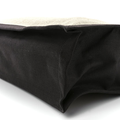 Saint Laurent Linen Calfskin Rive Gauche Tote Natural 11 of 11
