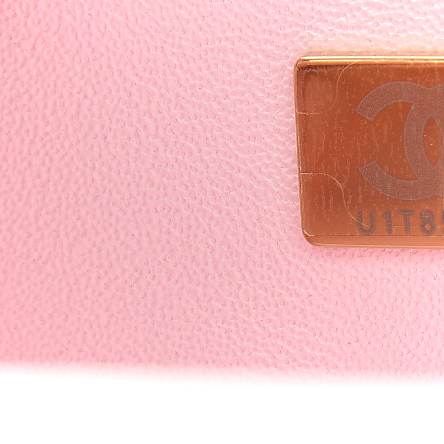 Lambskin Quilted Mini Top Handle Rectangular Flap Light Pink