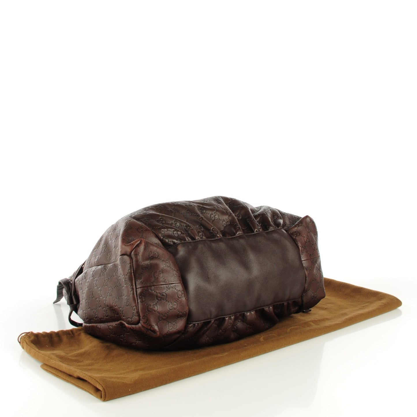 Guccissima Medium Hysteria Tote Chocolate