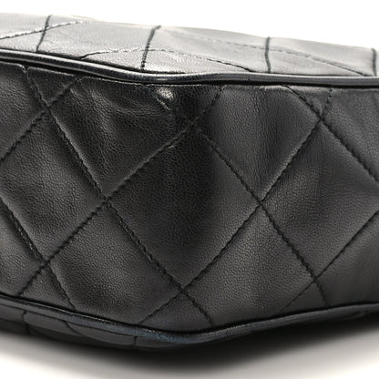 Chanel Lambskin Quilted Camera Case Black 9 of 9