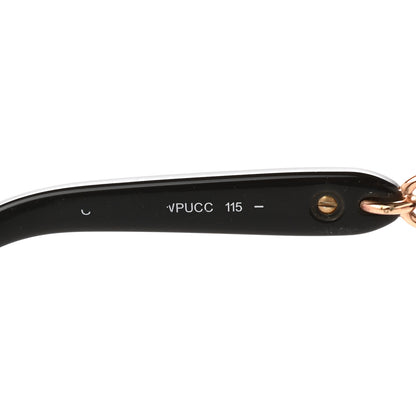 Gucci Marina Chain Aviator Sunglasses Gold Black 6 of 8