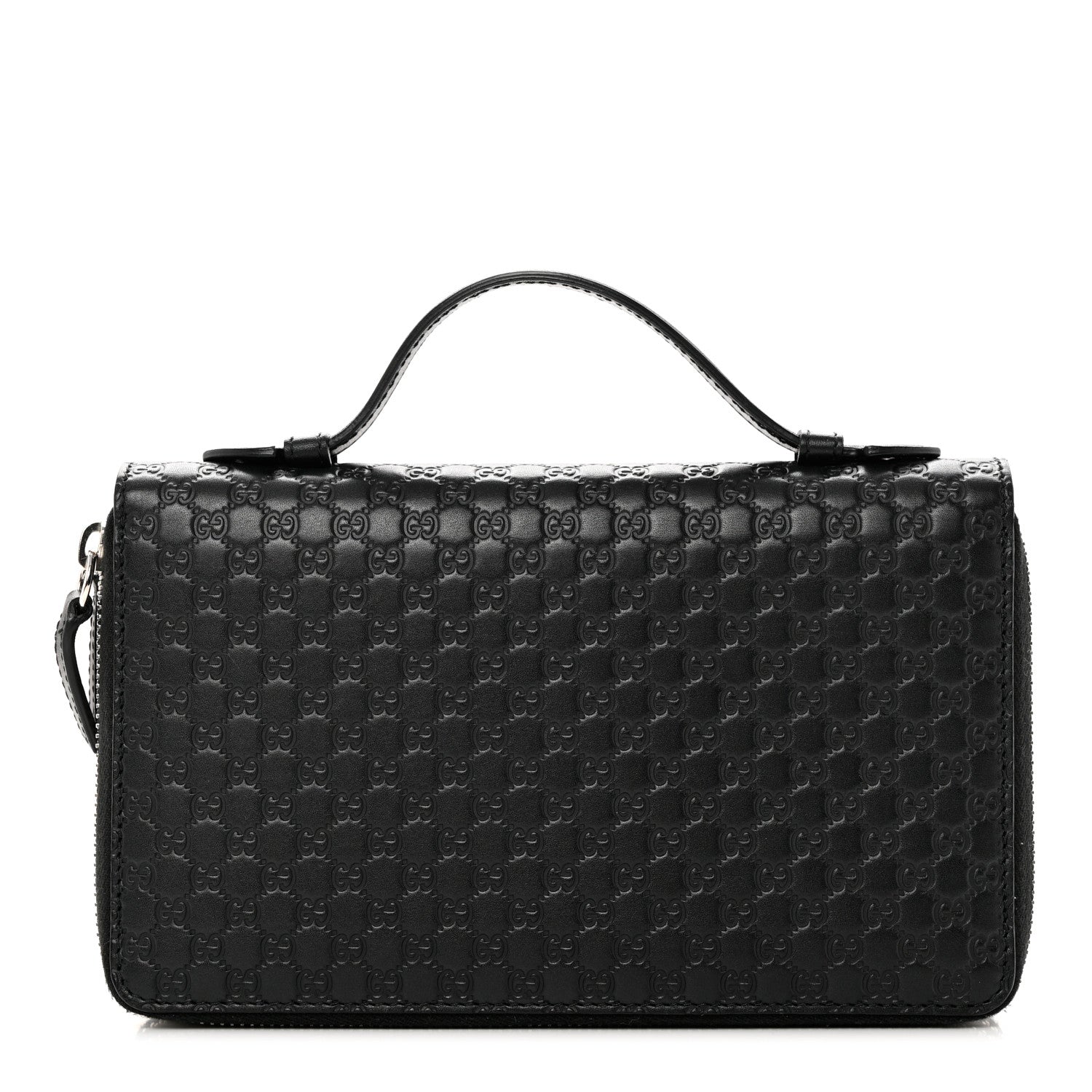 Gucci Microguccissima Zip Around Top Handle Travel Wallet Testa di Moro 1 of 16