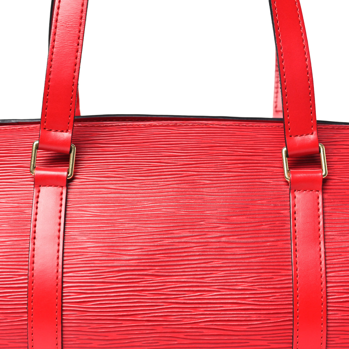Louis Vuitton Epi Soufflot Castillan Red 8 of 10
