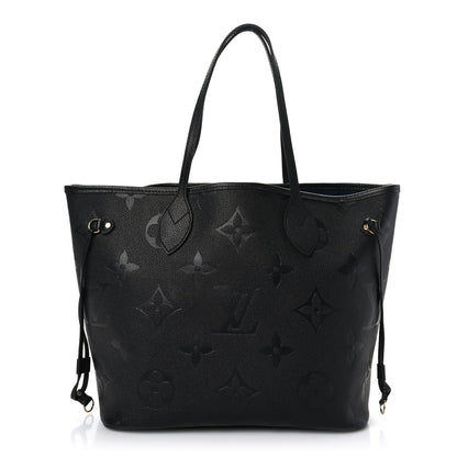 Louis Vuitton Empreinte Monogram Giant Neverfull MM Black 1 of 8