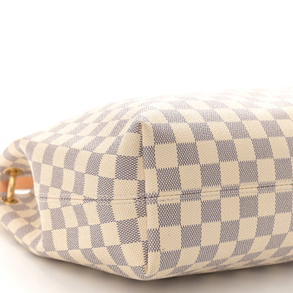 Louis Vuitton Damier Azur Graceful PM Rose Ballerine 8 of 11