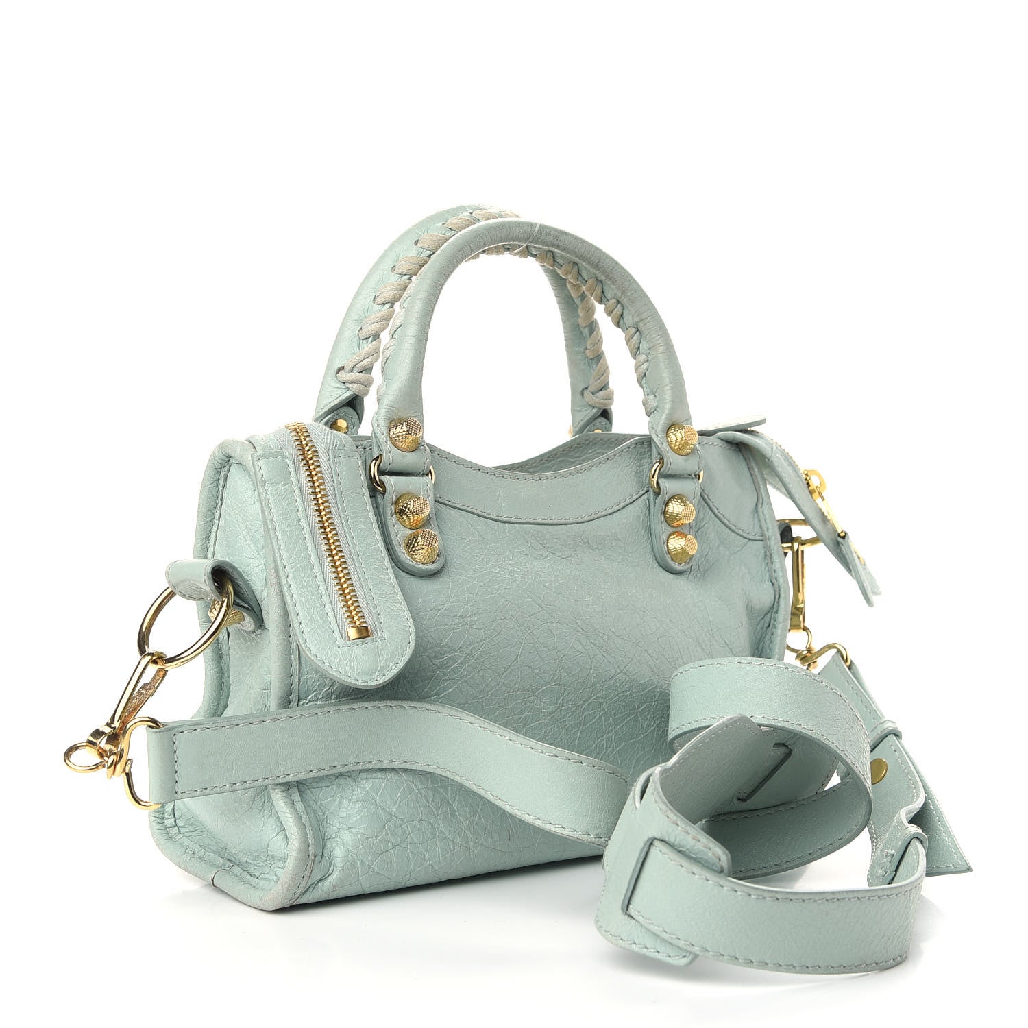 Balenciaga Agneau Giant 12 Gold Hardware Mini City Vert Jade 3 of 10