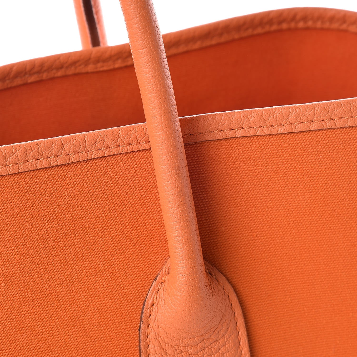 Hermes Toile Negonda Garden Party Tote 36 MM Orange 11 of 16