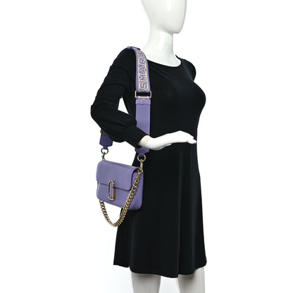 Marc Jacobs Calfskin The J Marc Shoulder Bag Lavender 3 of 8
