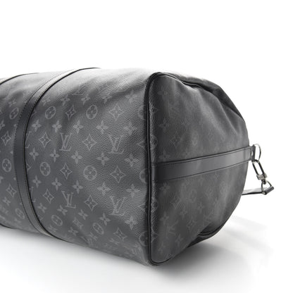 Louis Vuitton Monogram Eclipse Keepall Bandouliere 55 8 of 8
