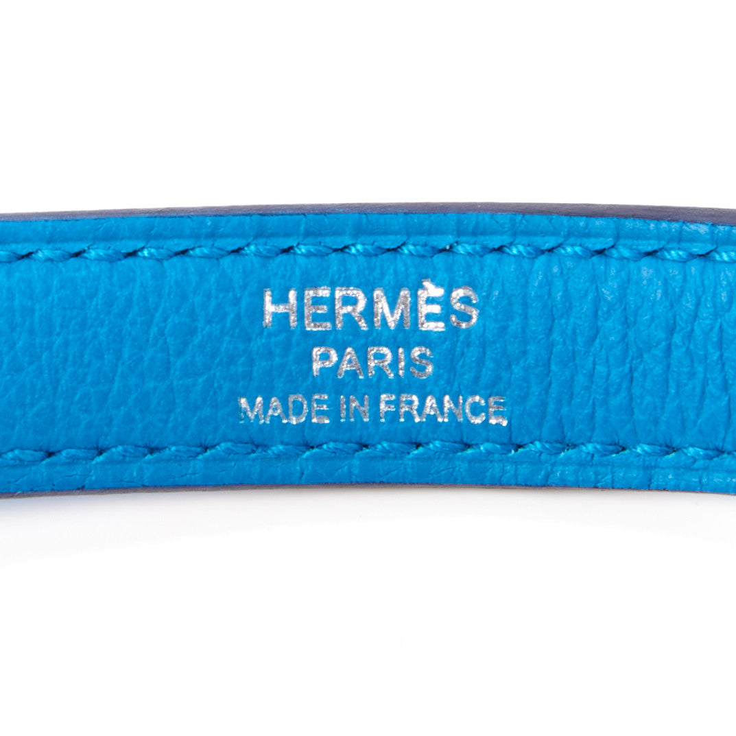 Hermes Evercolor Kelly Retourne 28 Bleu Frida 31 of 35