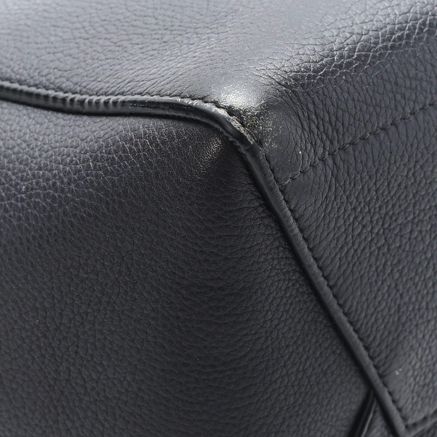 Celine Soft Grained Calfskin Sangle Bucket Bag Grey 7 of 10