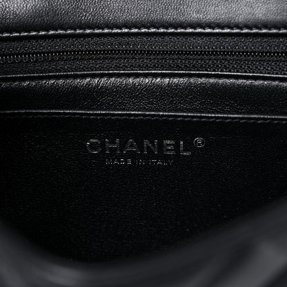 Chanel Lambskin Quilted Mini Rectangular Flap Black 6 of 10
