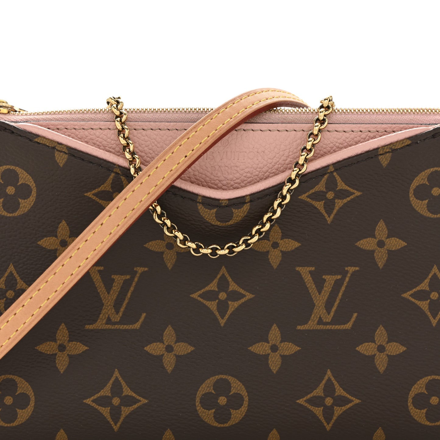 Monogram Pallas Clutch Rose Poudre