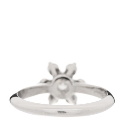Tiffany Platinum Diamond Flower Ring 48 4.5 4 of 6