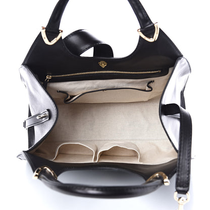 Gucci Calfskin Medium Stirrup Top Handle Bag Black 5 of 12