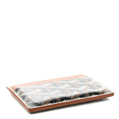Goyard Goyardine Saint Sulpice Card Holder Black Gold 4 of 7