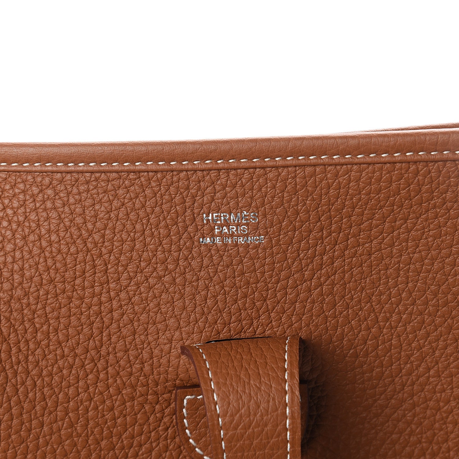 Hermes Taurillon Clemence Evelyne III PM Gold 5 of 9