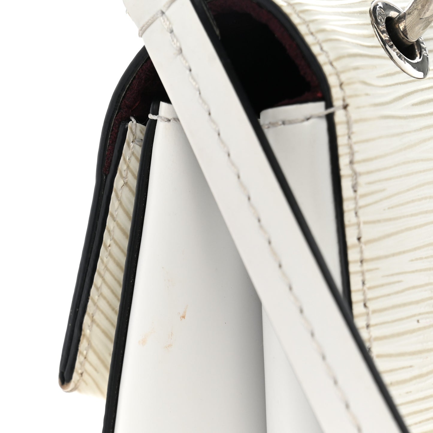 Epi Pochette Grenelle White
