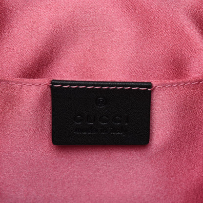 Gucci Velvet Matelasse GG Marmont Bucket Bag Black 7 of 15